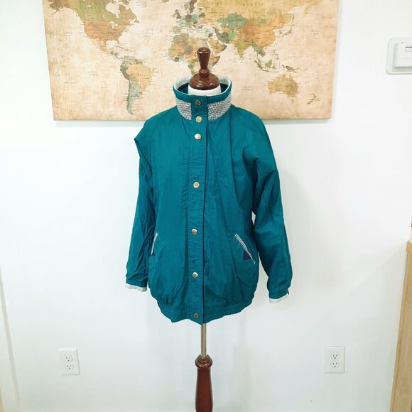 Vtg 80s reversible utility jacket - 2 coats in 1! - Picture 2 of 14